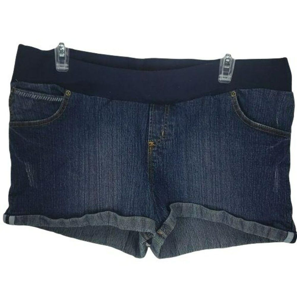 Belly‎ by design maternity XL jean stretchy short